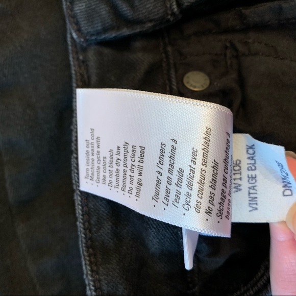 Verdugo Ankle Uneven Hem jeans Vintage Black PAIGE - Picture 7 of 14